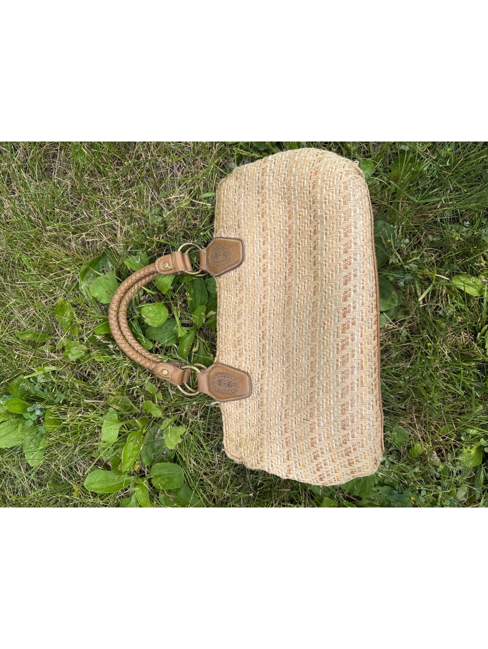 Vintage Relic Rafia Purse - Picture 2 of 6